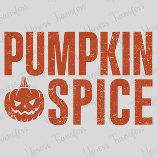 Pumpkin Spice Distressed Stacked