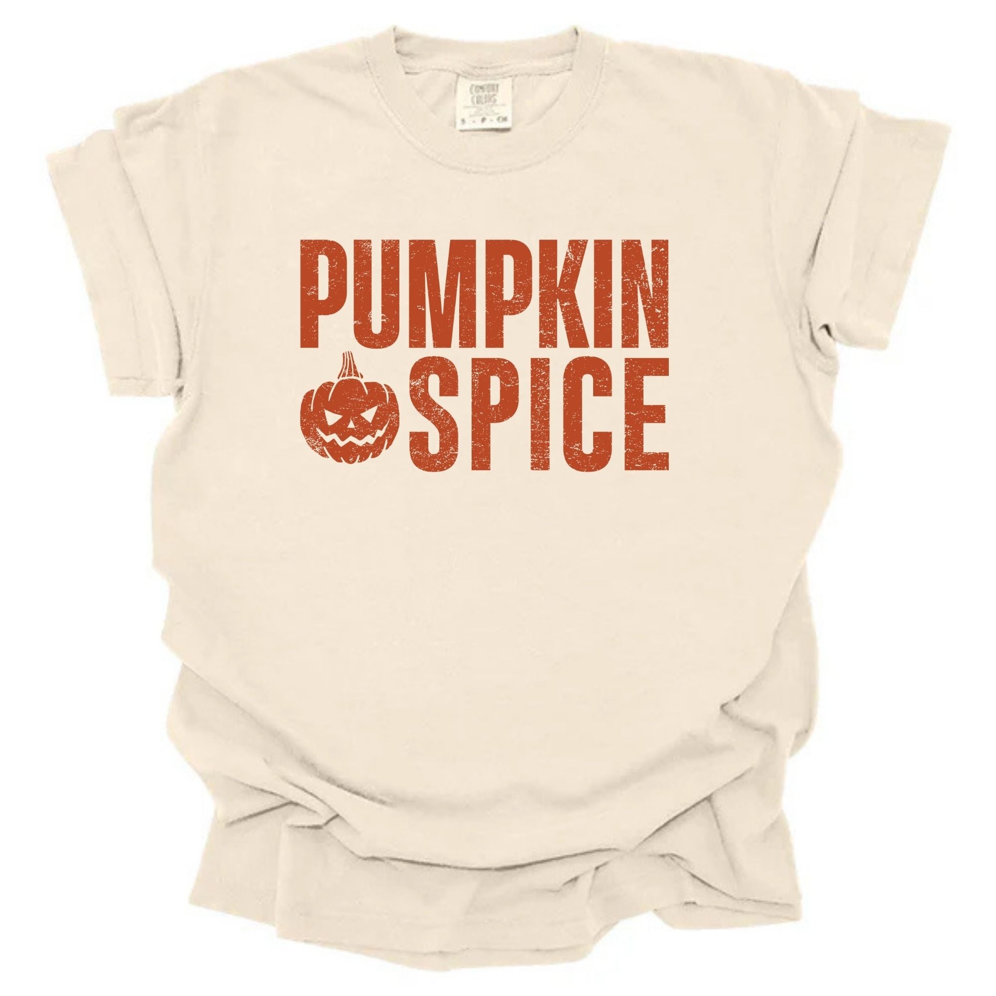 Pumpkin Spice Distressed Stacked