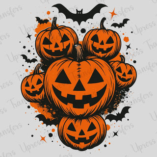 Pumpkin Stack and Bats