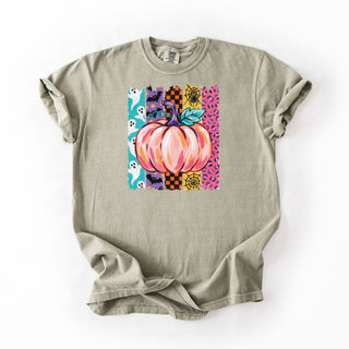 Pumpkin Stripped Patterns Ghost