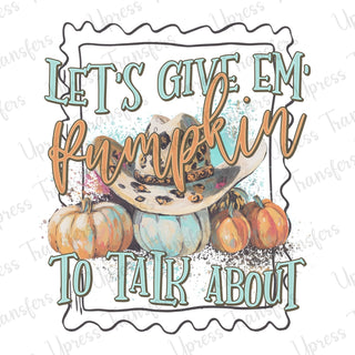 Pumpkin To Talk About