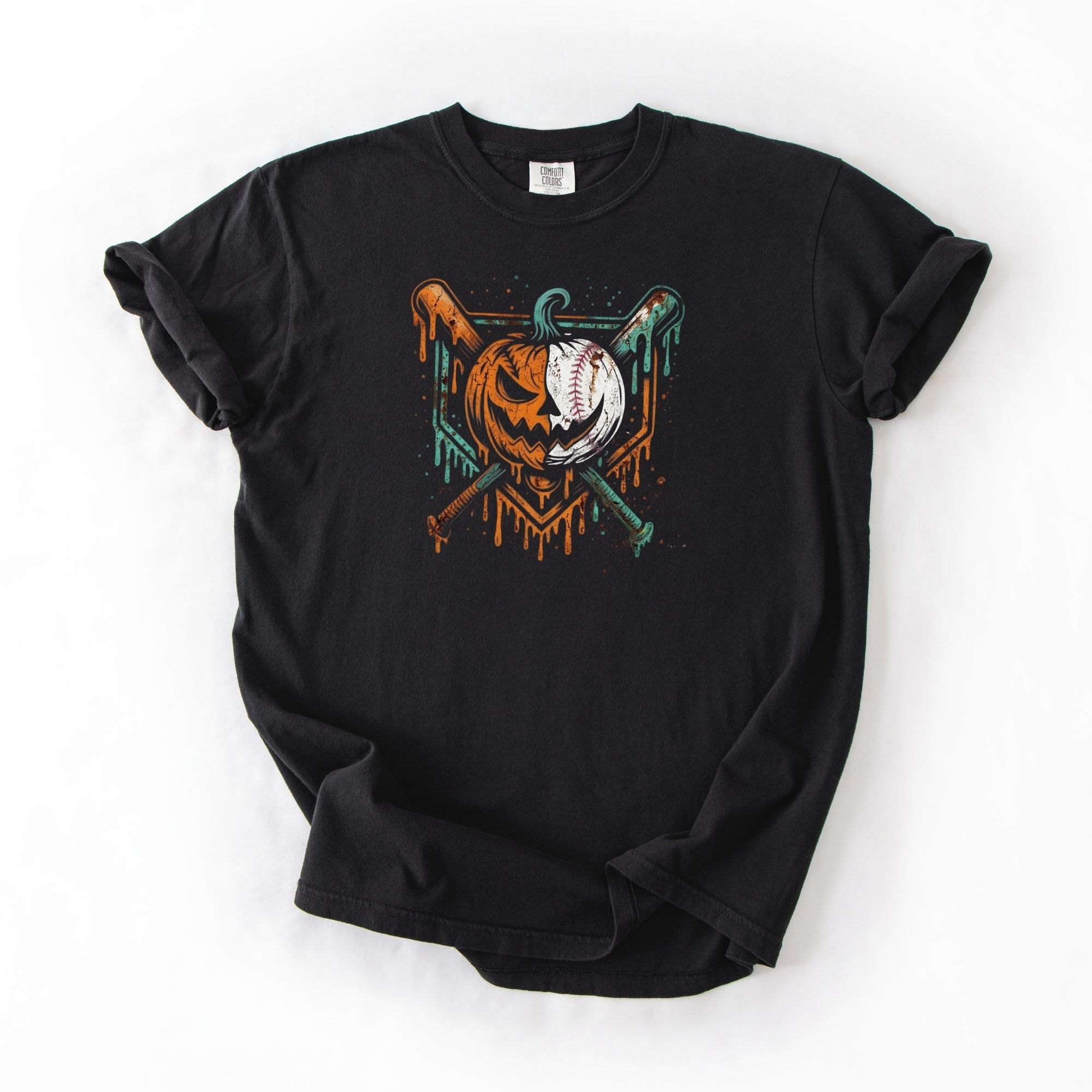 Pumpkin and Baseball Drip