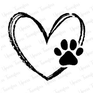 Puppy Paw Heart