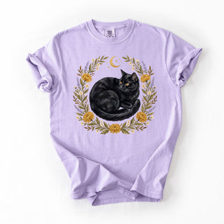 Purple Black Cat