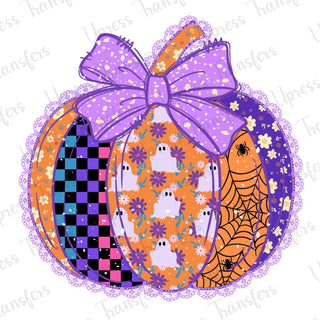 Purple Lace Pumpkin