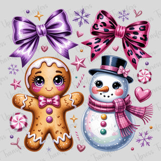 Purple Snowman