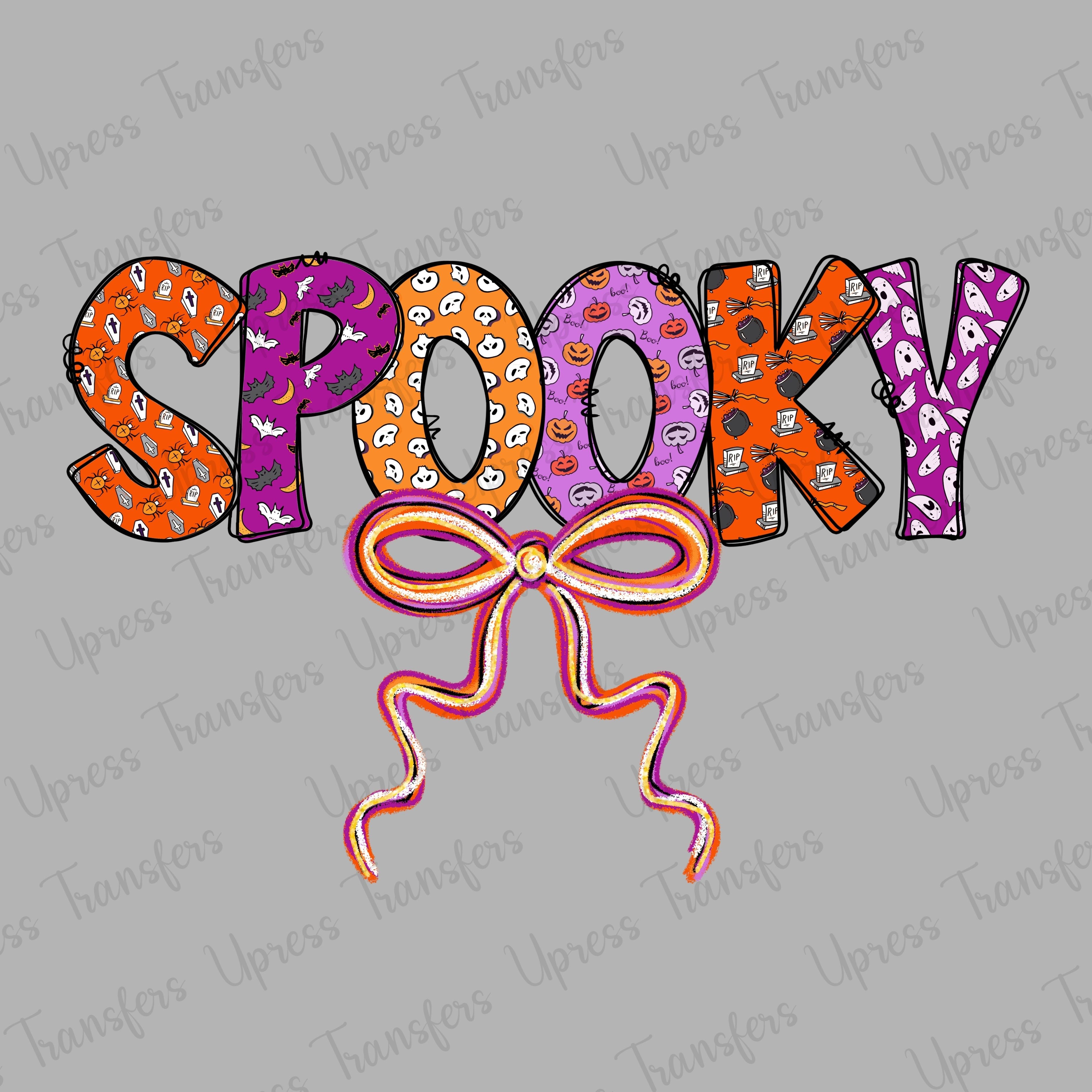 Purple Spooky Skull