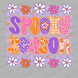 Purple Stars Spooky