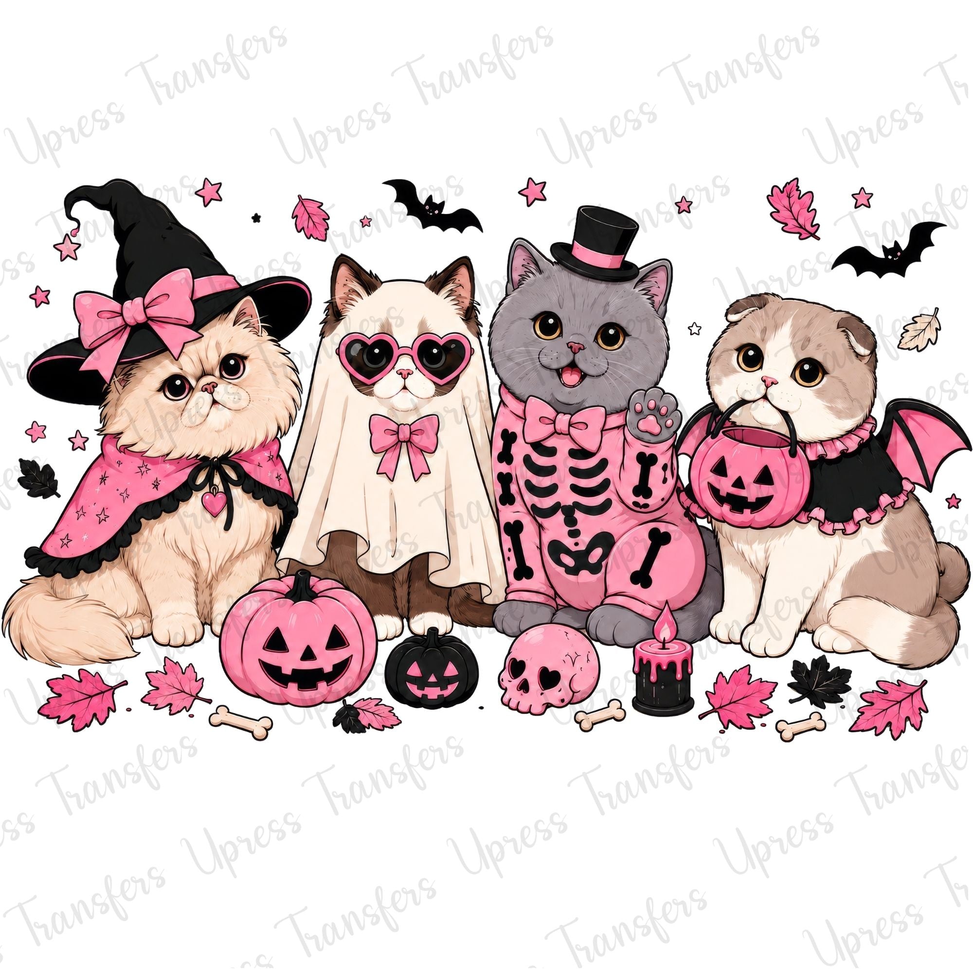 Quad Cat Halloween