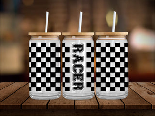Racer Checkered 16 Oz Wrap