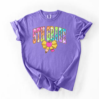 Rainbow Checkered Fifth Grade