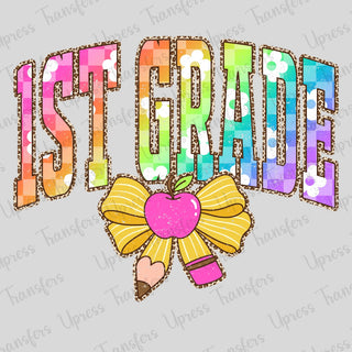 Rainbow Checkered First Grade
