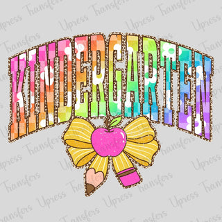Rainbow Checkered Kindergarted