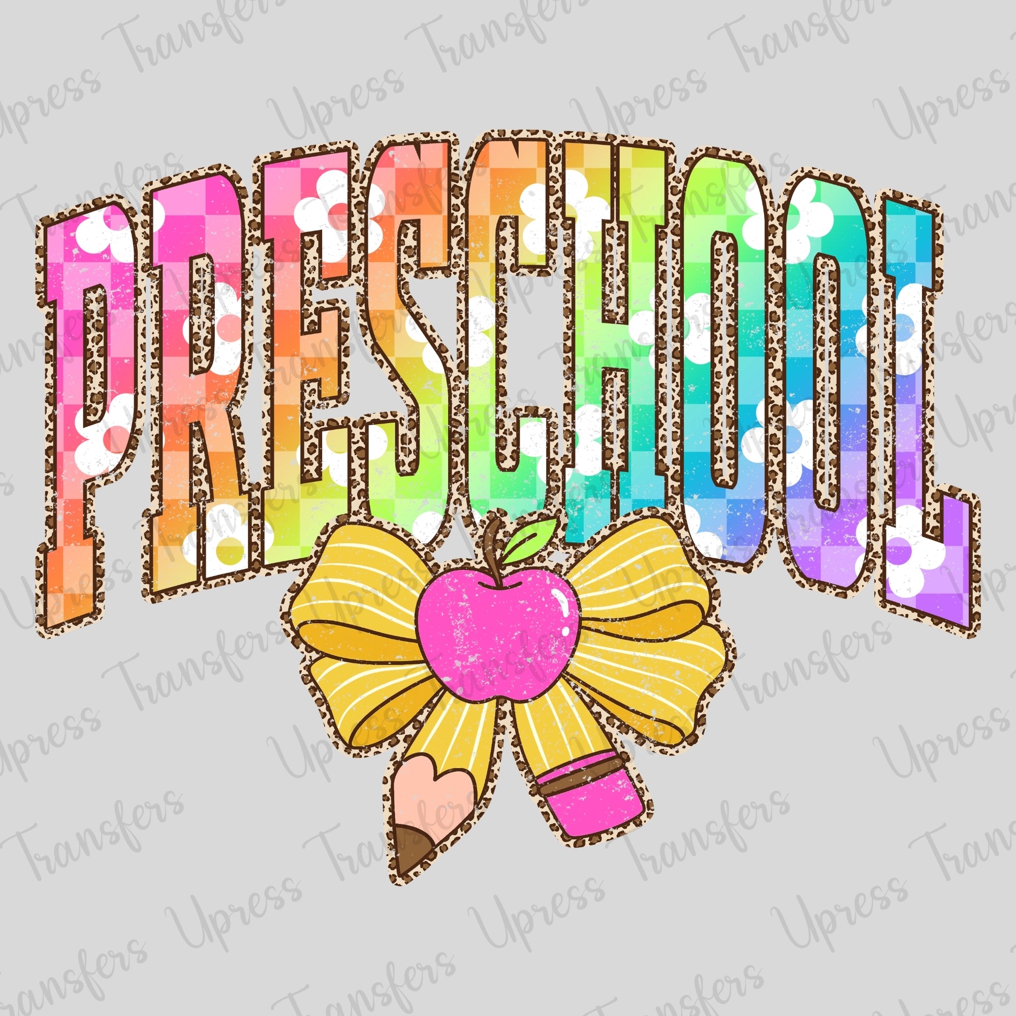 Rainbow Checkered Preschool