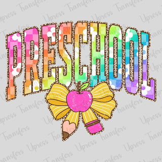 Rainbow Checkered Preschool