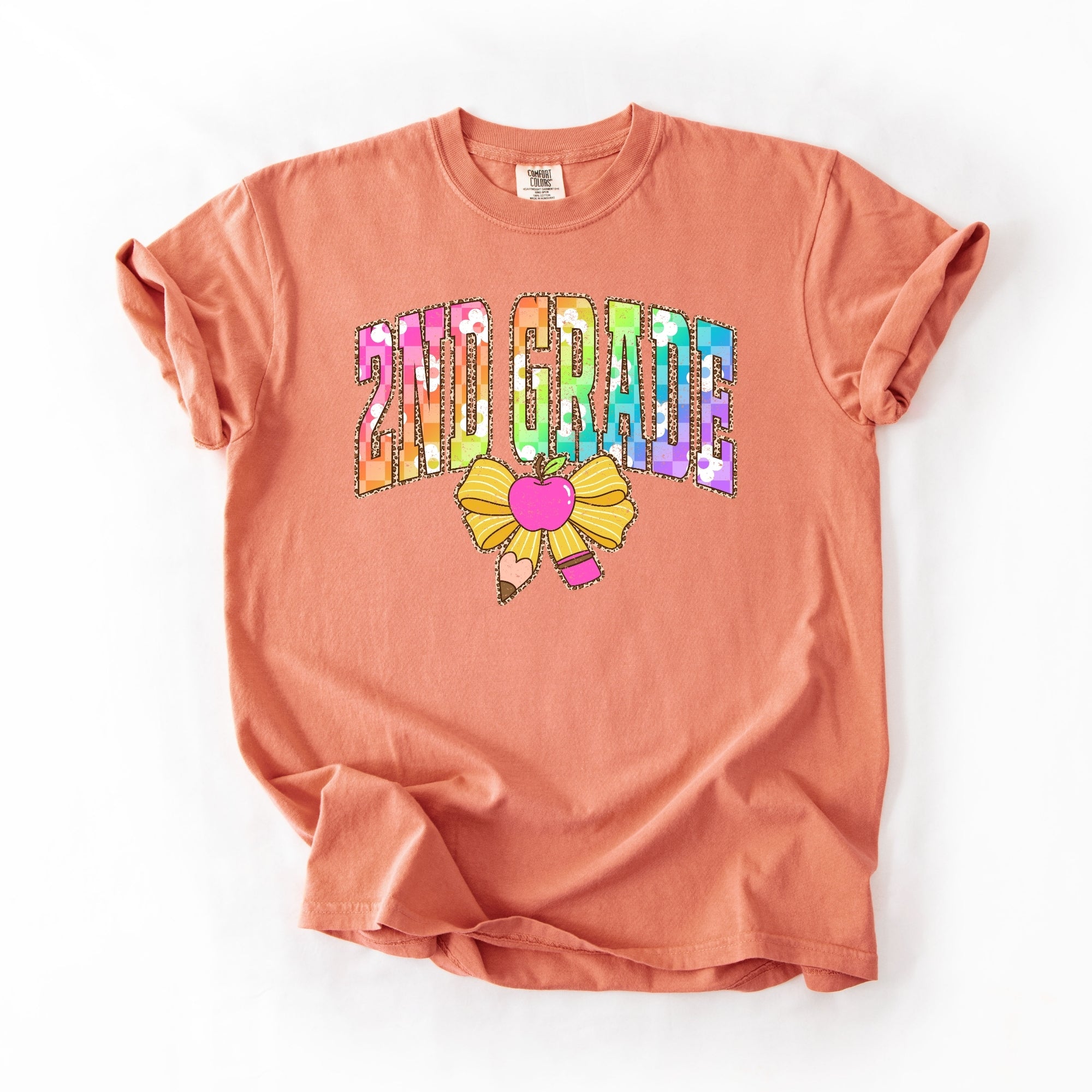 Rainbow Checkered Second Grade