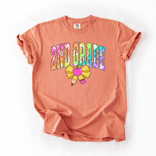 Rainbow Checkered Second Grade
