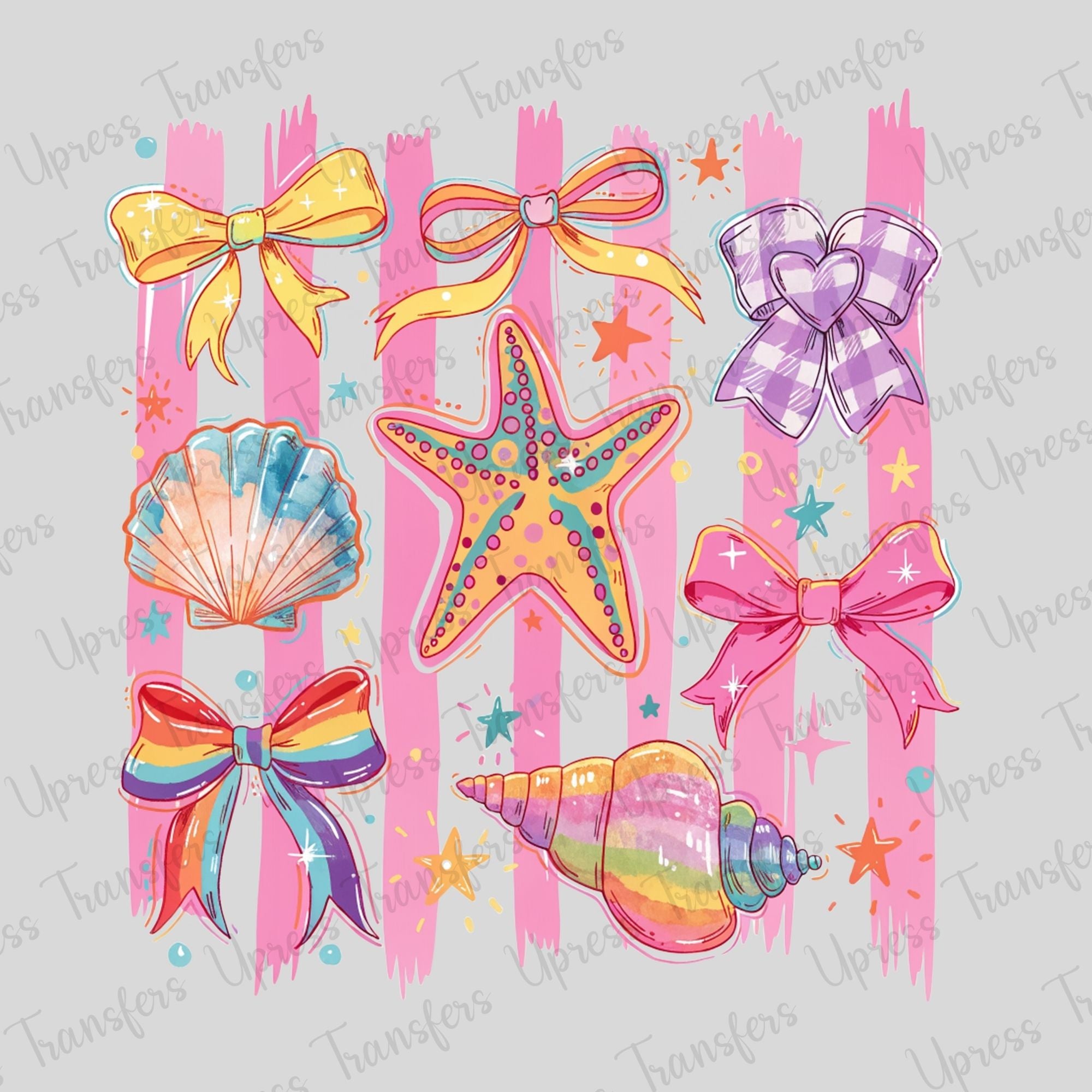 Rainbow Stripped Bows