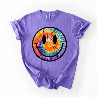 Rainbow Tye Dye Smiley