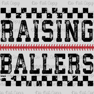 Raising Ballers Distressed Checkered