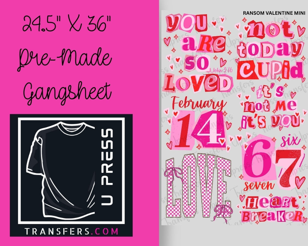 Mini Ransom Ransom Valentine Mini – U Press Transfers
