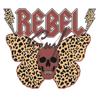 Rebel Leopard Skull