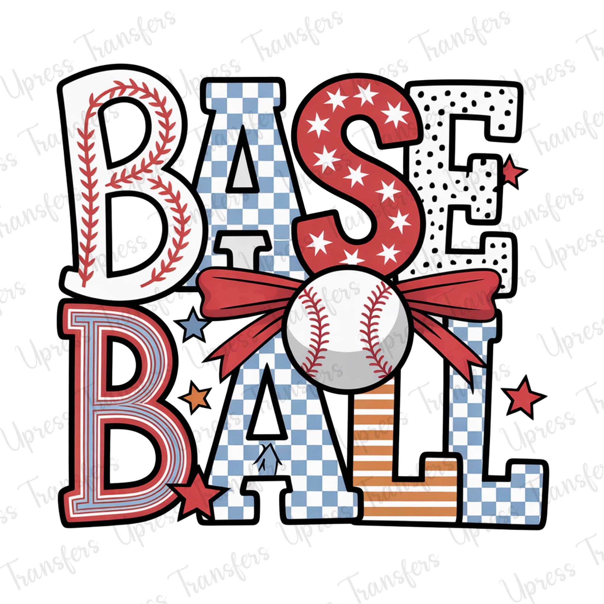 Red And Blue Baseball