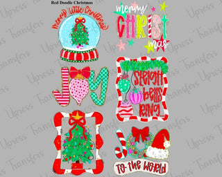 Red Doodle Christmas