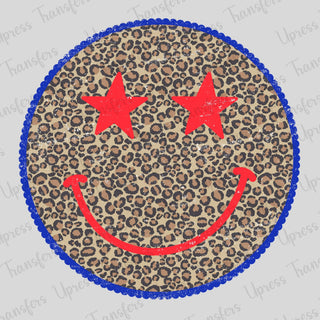 Red Star And Cheetah Smiley