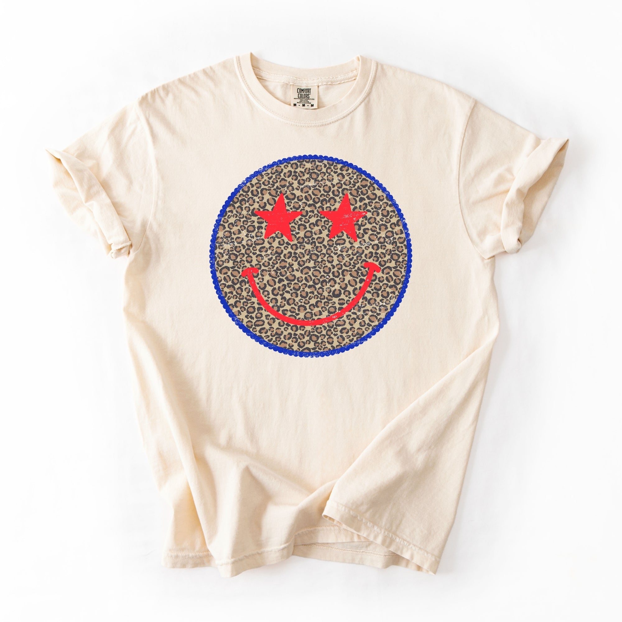 Red Star And Cheetah Smiley