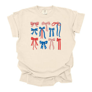 Red White And Blue Bows USA