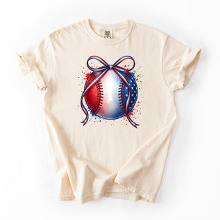 Red White And Blue Splash Baseball