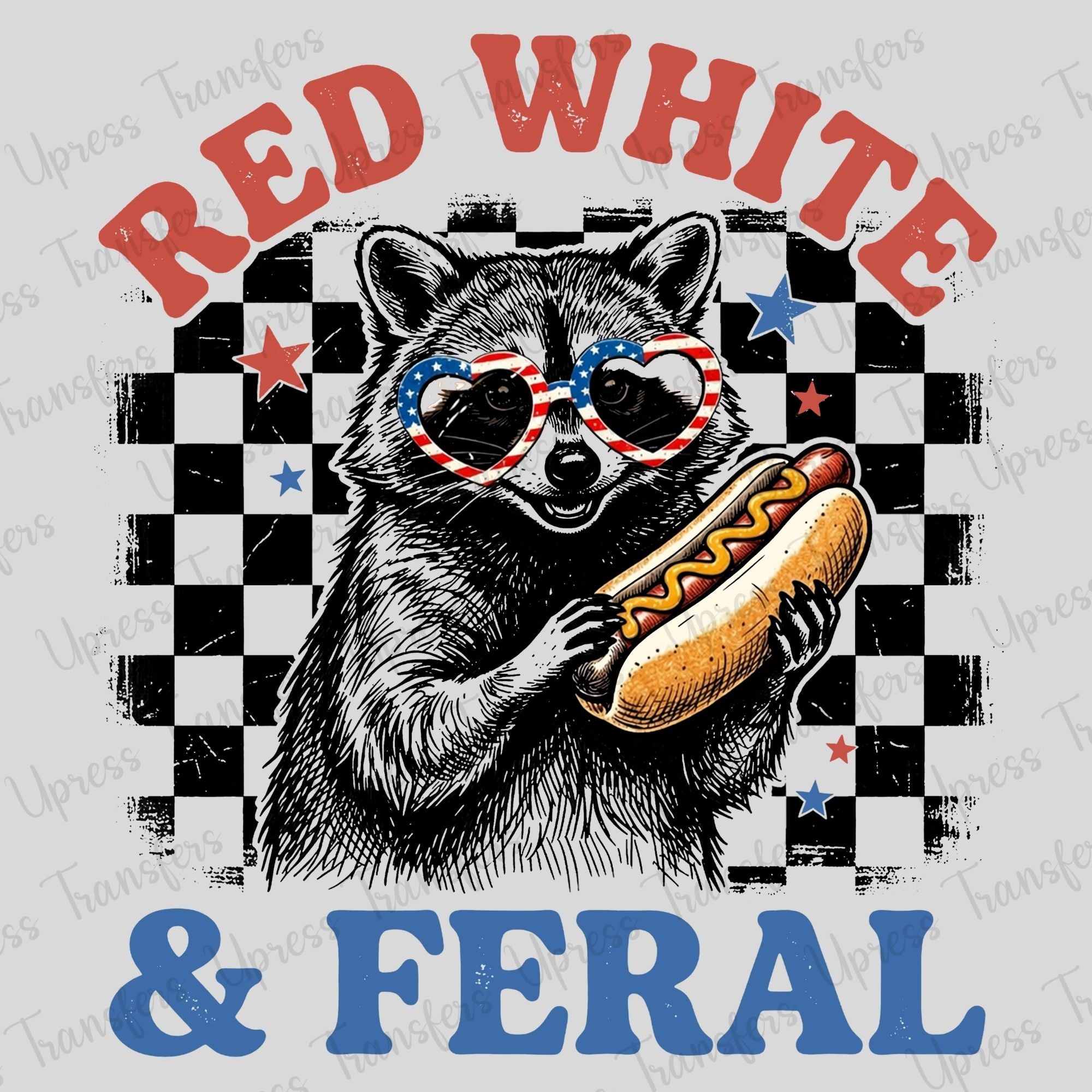 Red White And Feral Hot Dog