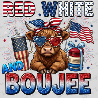 Red White and Boujee Highland
