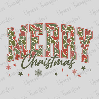 Red and Green Camo Christmas