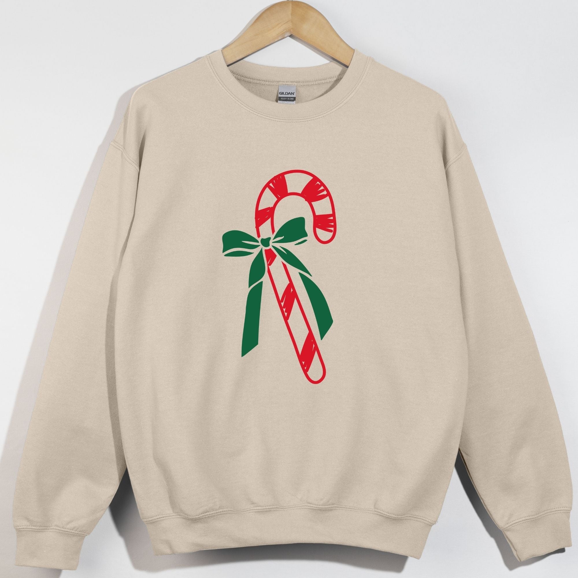 Red and Green Simple Candy Canes