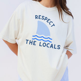 Respect The Locals Shark Fin