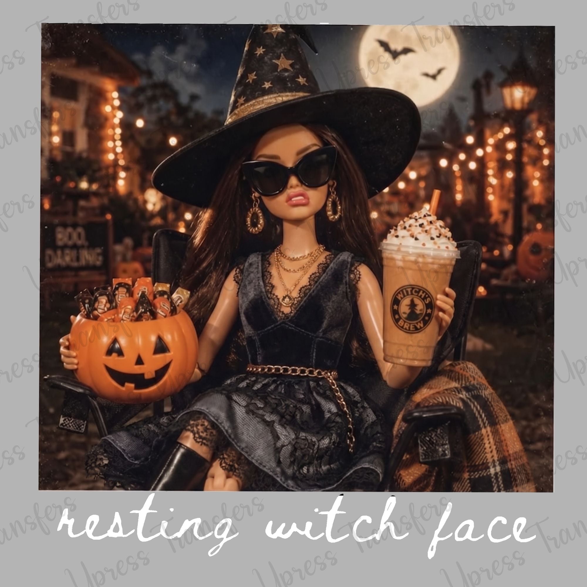 Resting Witch Face Girl