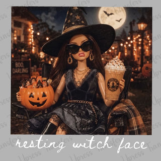 Resting Witch Face Girl
