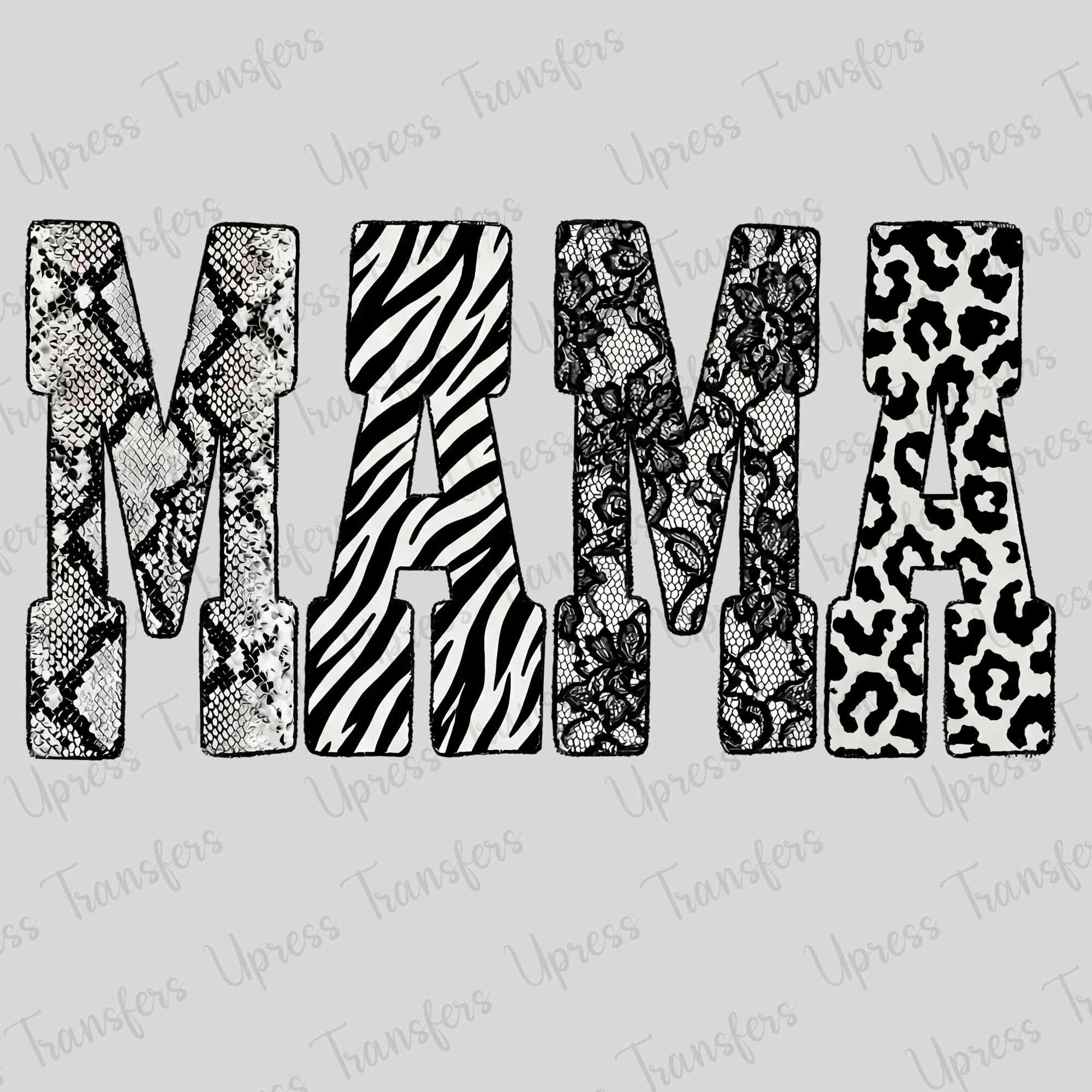 Retro Animal Print Mama