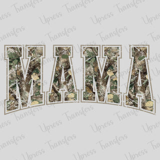 Retro Camo Mama Varsity