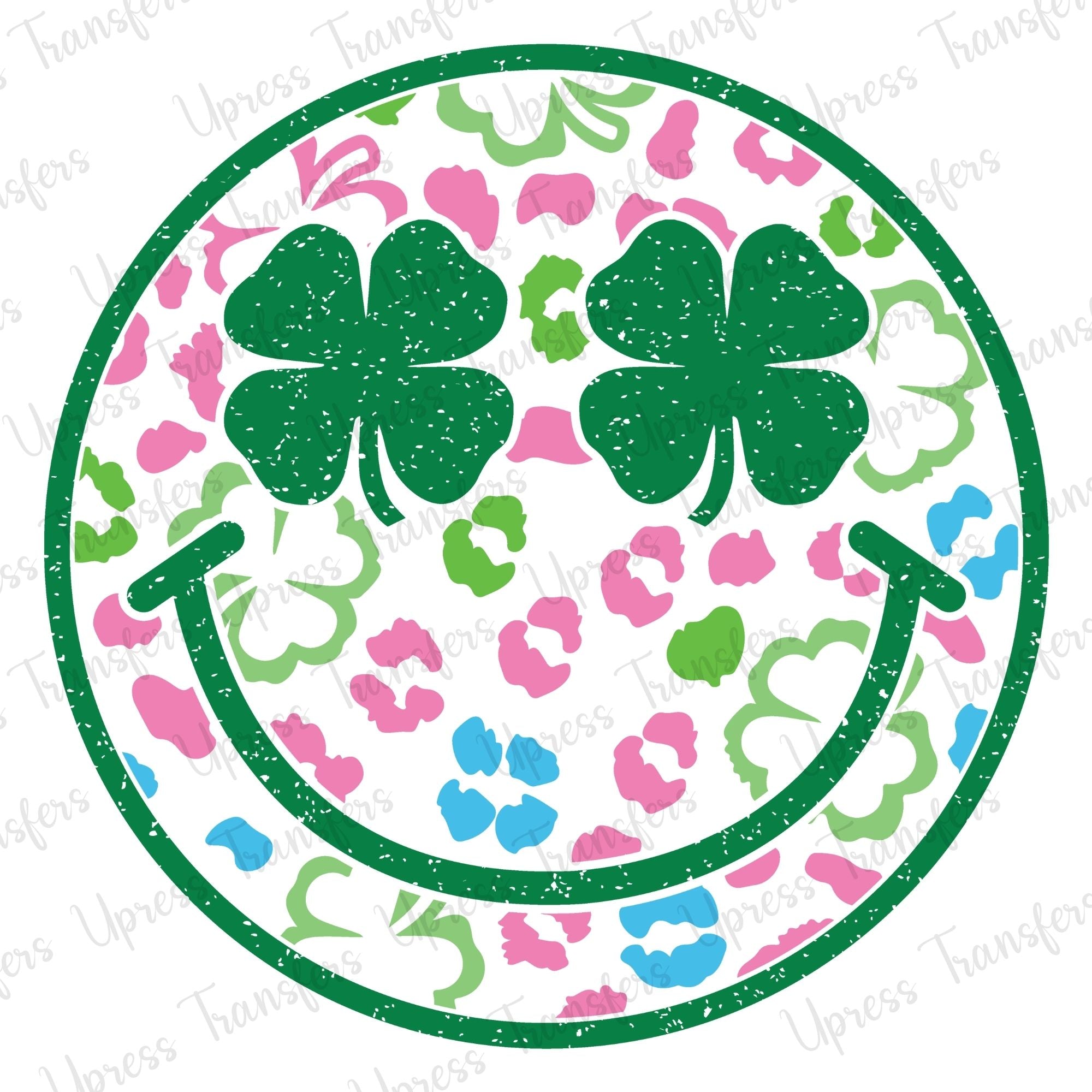 Retro Clover Smiley