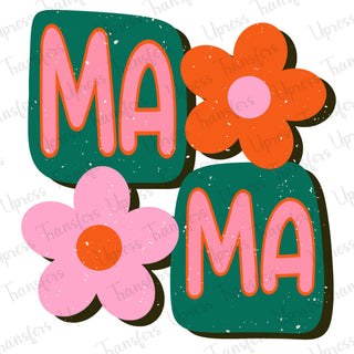 Retro Floral Mama