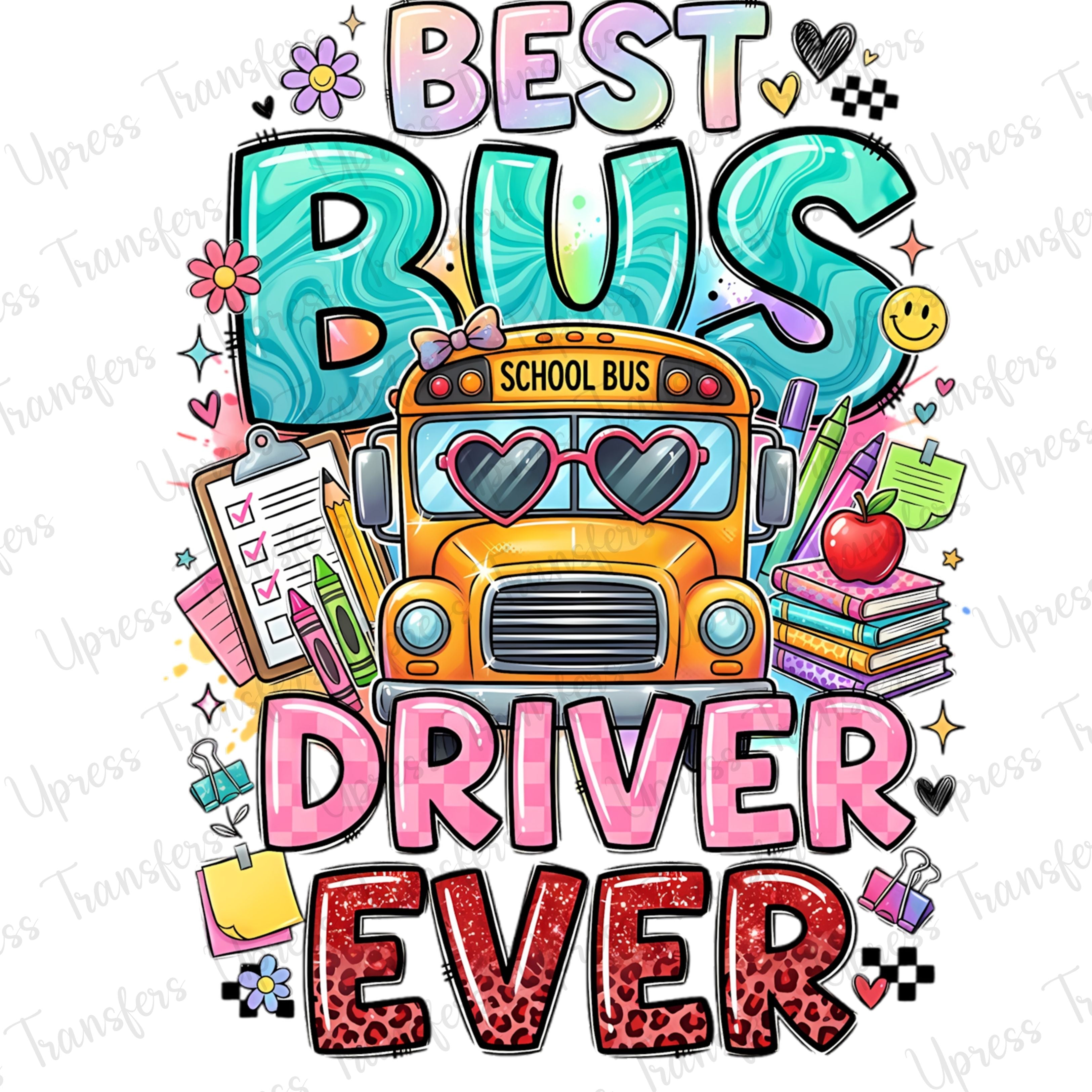 Retro School Bus Driver