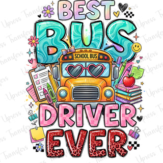 Retro School Bus Driver