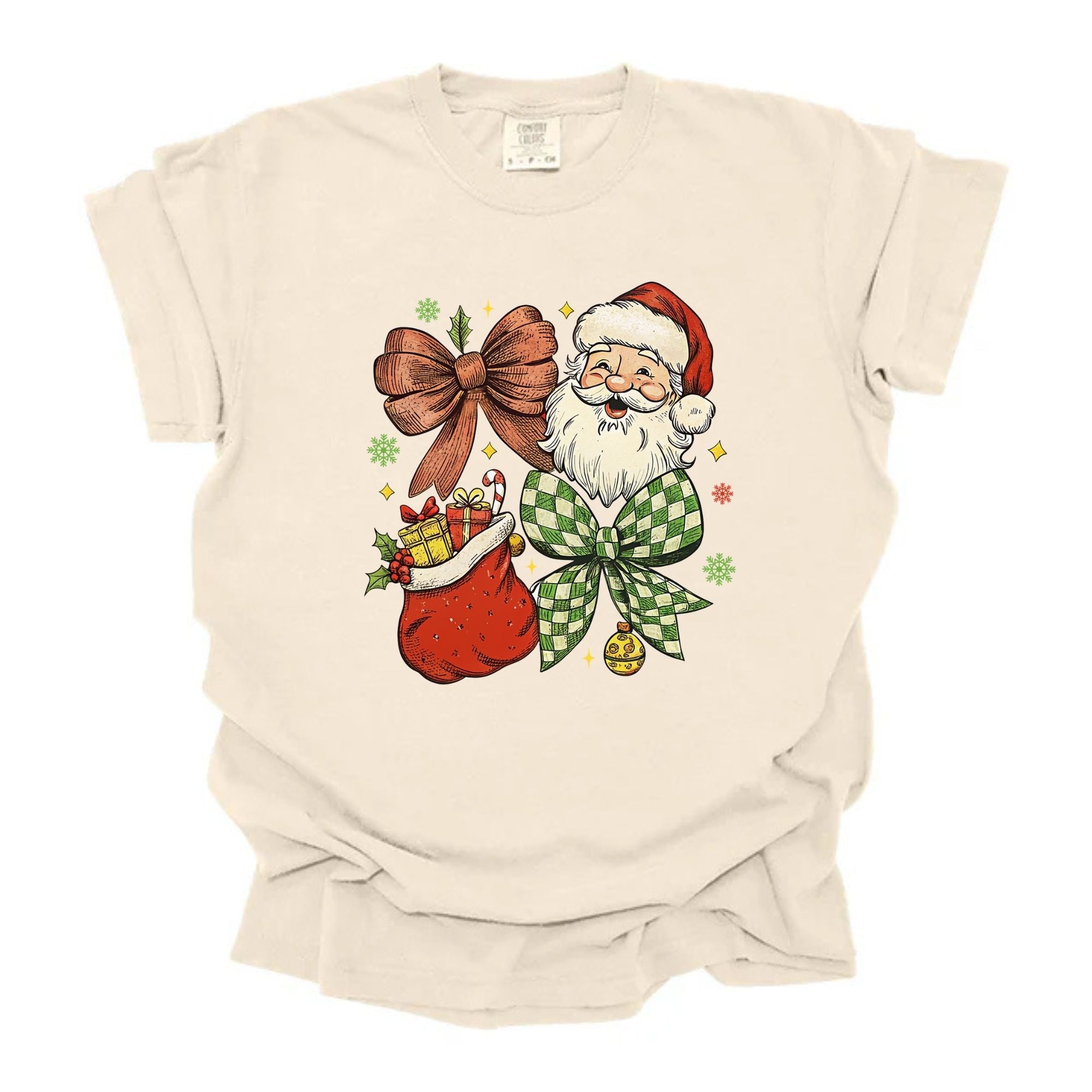 Retro Softened Santa Collage