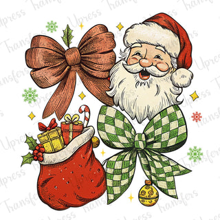 Retro Softened Santa Collage