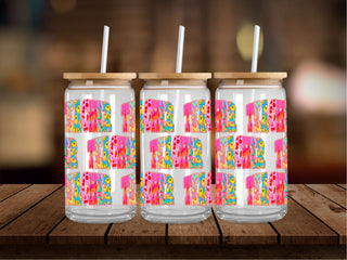 Retro Trendy Teacher 16 Oz Wrap