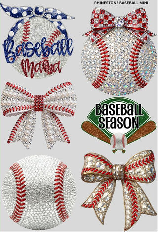 Rhinestone Baseball Mini