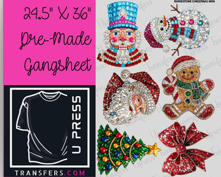 Rhinestone Christmas Mini